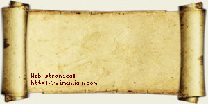 Andjelina Bondžić vizit kartica